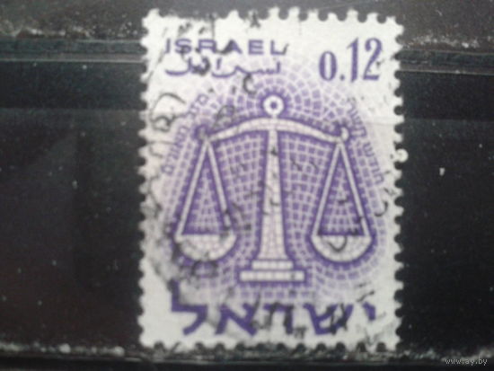 Израиль 1961 Стандарт, знак Зодиака - Весы