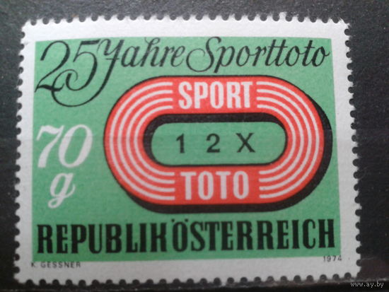 Австрия 1974 Спорт - тото**