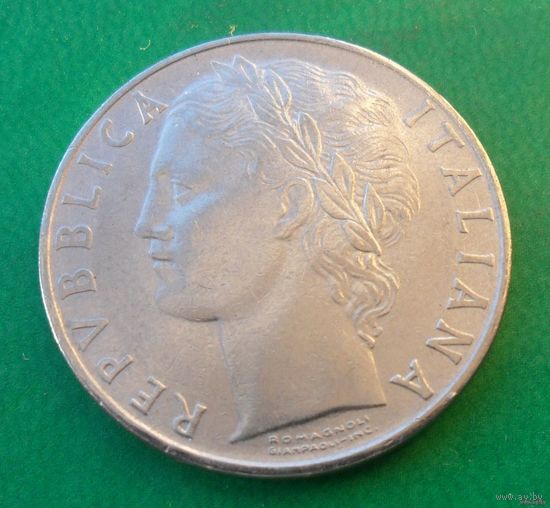 100 лир Италия 1956 г.в.