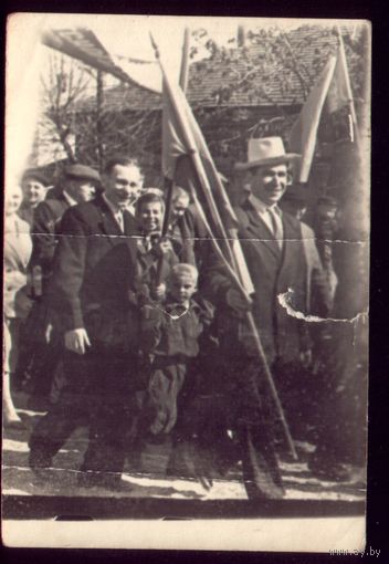 Фото Бобруйск На демонстрации (конец 50-х)
