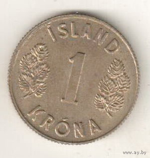 Исландия 1 крона 1975