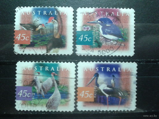 Австралия 1997 Водно-болотные птицы, самоклейки Полная серия