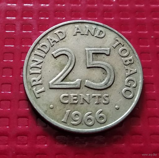 Тринидад и Тобаго 25 центов 1966 г. #30604