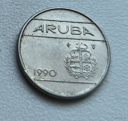 Аруба 10 центов, 1990 4-4-21