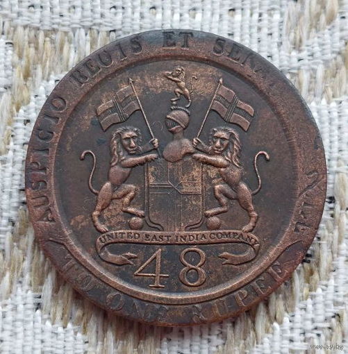 Великобритания 1 рупия 1794 года