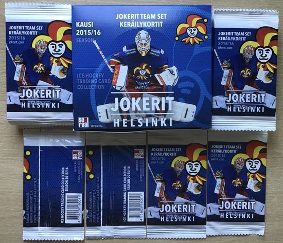 "Jokerit Helsinki 2015/16 года" - Тринадцать Пакетов Карточек в Заводской Упаковке - Одним Лотом.