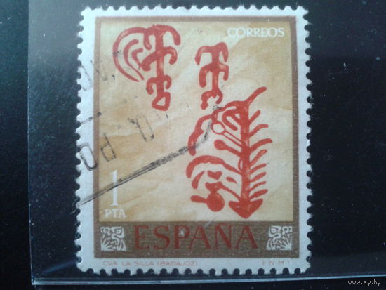 Испания 1967 Наскальная живопись