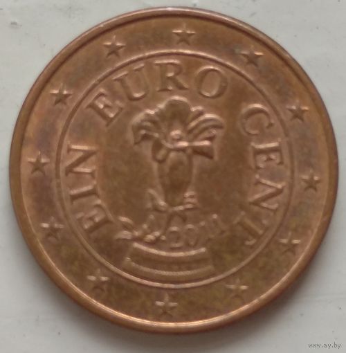 1 евроцент 2011 Австрия. Возможен обмен