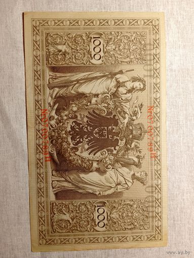 1000 марок. Германия. 1910.