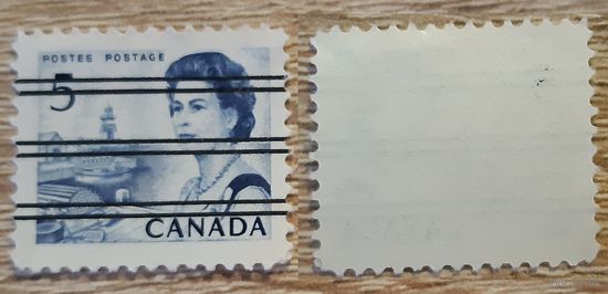 Канада 1967 Королева Елизавета II, рыболовный порт на побережье Атлантического океана