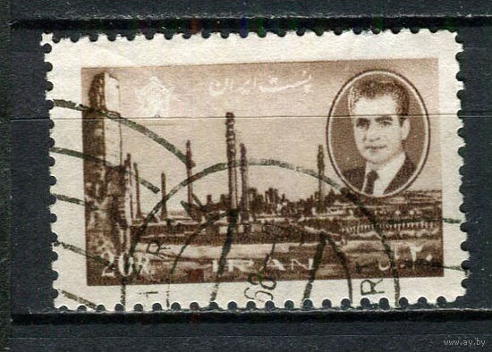 Иран - 1966/1969 - Шах Мохаммад Реза Пехлеви. Руины Персеполя 20R - [Mi.1295] - 1 марка. Гашеная.  (LOT At50)