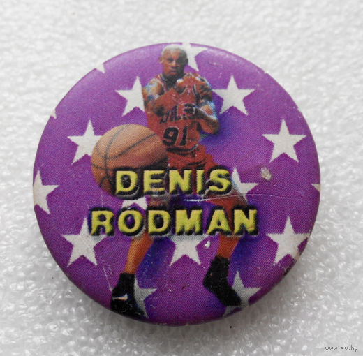 Значок. Баскетбол. Денис Родман #0398