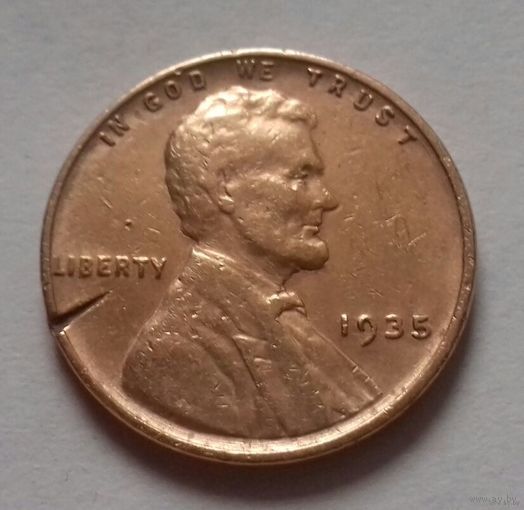 1 цент, США 1935 г.