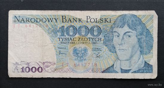 Польша 1000 злотых 1982