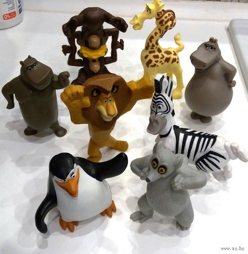 Серия игрушек "Мадагаскар" из МакДональдса
