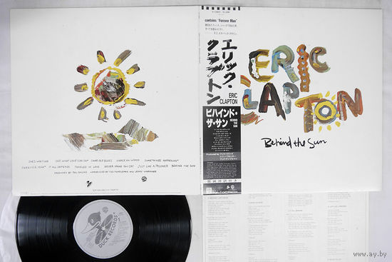 ERIC CLAPTON - BEHIND THE SUN (JAPAN ВИНИЛ LP 1985)