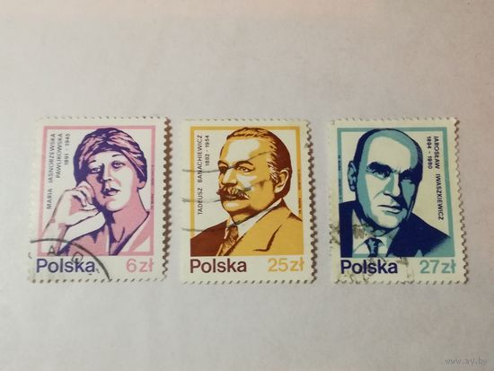 Польша 1983. Известные люди.