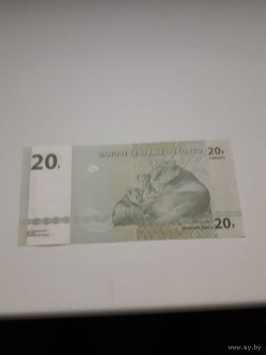 КОНГО 20 франков 2003 год