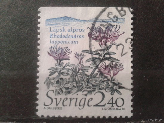 Швеция 1989 Цветы