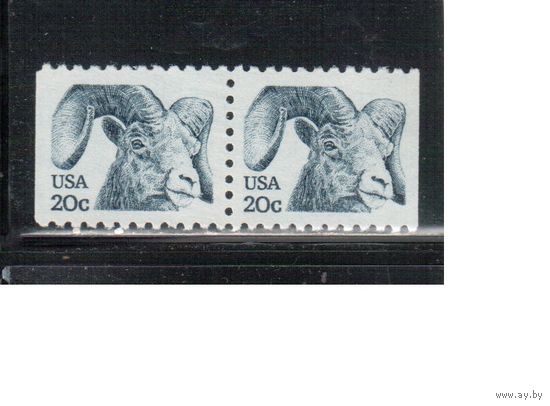 США-1982, (Мих.1523 D) ,  ** , Стандарт , Фауна(одиночка)