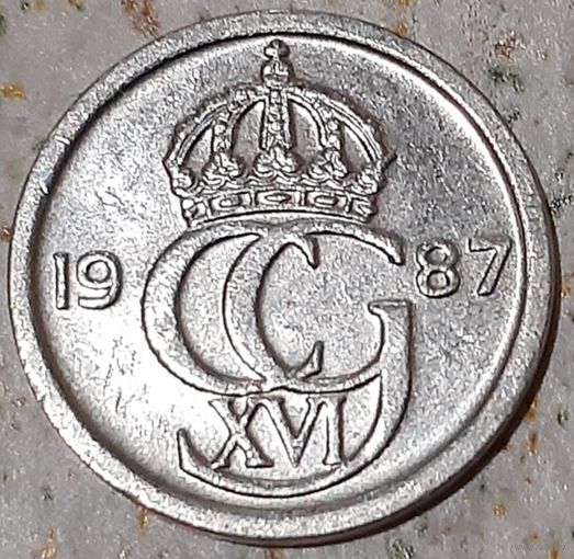 Швеция 10 эре, 1987 (14-11-76)