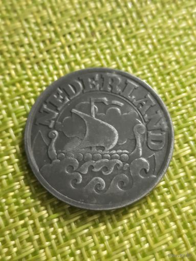 Нидерланды 25 центов 1941 г ( оккупация )