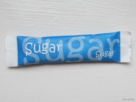 Сахар в пакетике.
