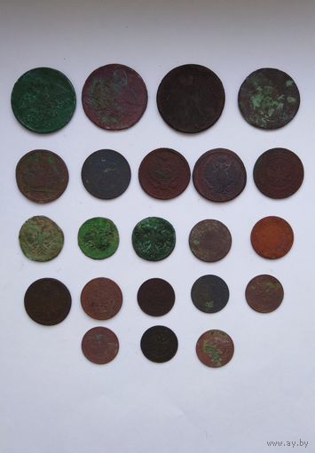 Монеты РИ царские разные