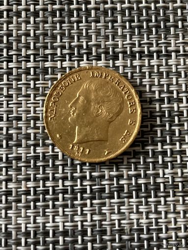 20 лир Наполеондр 1811 г золото