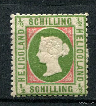 Остров Гельголанд - 1869/1873 - Королева Виктория 1/2 S - [Mi.6y] - 1 марка. MH.  (Лот 140AK)