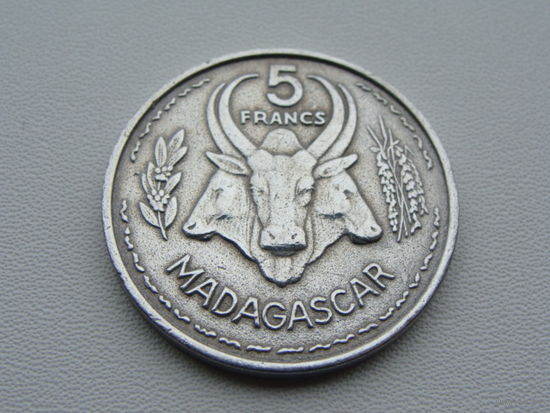 Мадагаскар. 5 франков 1953 год  KM#5