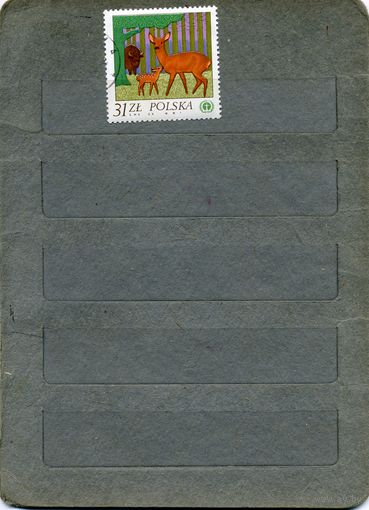 ПОЛЬША, 1982 ,  фауна, 1м