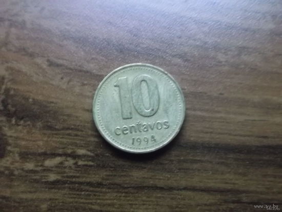 Аргентина 10 центавос 1994
