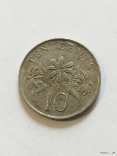 Сингапур 10 центов 1985
