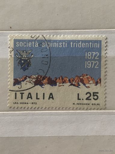 Италия 1972. 100 летие ассоциации альпинизма. Полная серия