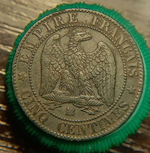 5 сантимов 1856 из старой коллекции