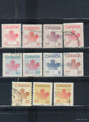 GB Доминион Канада 1981-83 Герб Стандарт #818А,С,819D,821,831A,F,863D,864E,C,865A,D