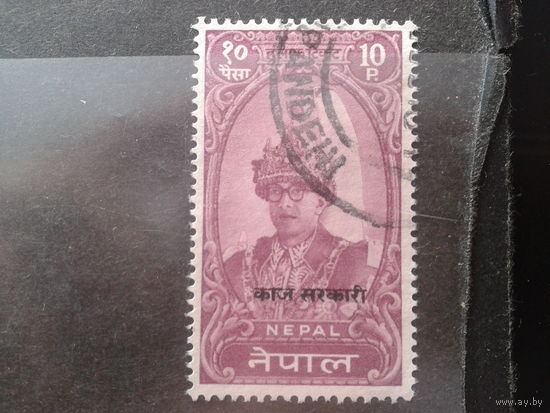 Непал 1983 Король Мохендра Надпечатка