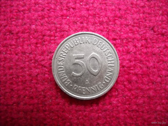 ФРГ 50 пфеннигов 1990 ( А )