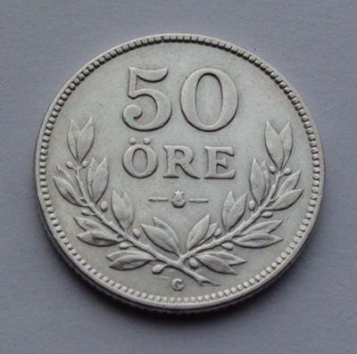 Швеция 50 эре, 1931