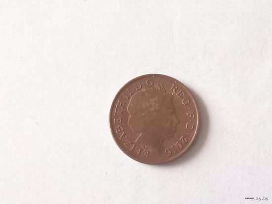 1 пенни, Великобритания 2015 г.