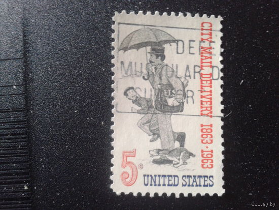 США 1963 почтальон 19 век