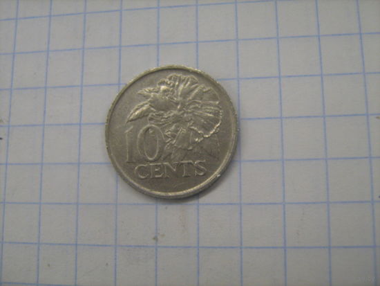 Тринидад и Тобаго 10 центов 1980г.km31