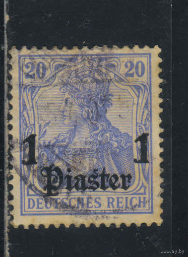 Германия Почта за рубежом Османская Имп (Турция) 1905 Надп #38в