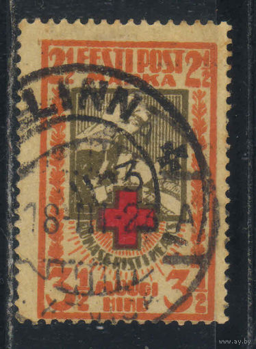 Эстония Респ 1921 Красный крест #29А