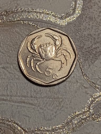 Мальта 5 центов 1998 года .