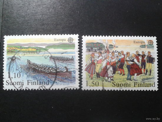 Финляндия 1981 Европа фольклор полная серия