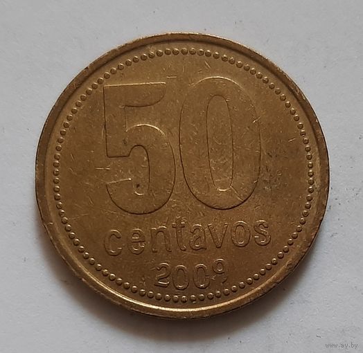50 сентаво 2009 г. Аргентина