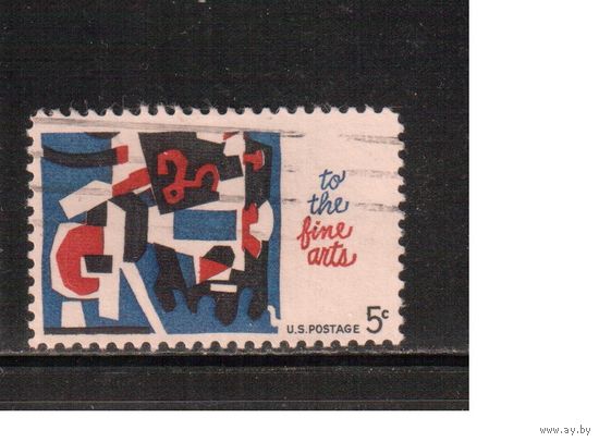 США-1964, (Мих.874) , гаш. , Искусство (одиночка)
