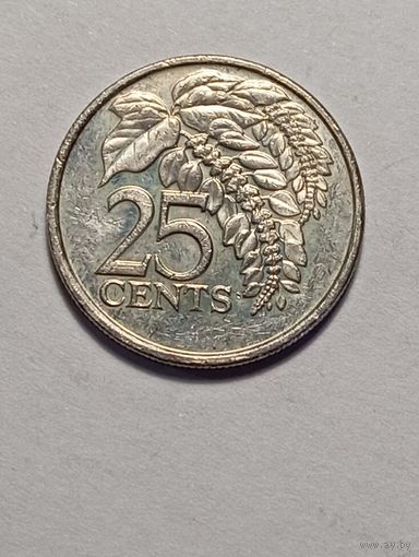 Тринидад и Тобаго 25 центов 2002 года .